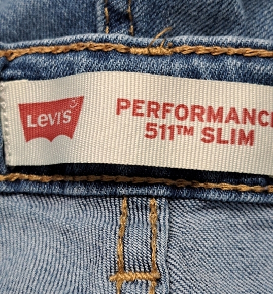 Levis Performance 511 Slim Denim Jeans 27/29  14R - Picture 6 of 7